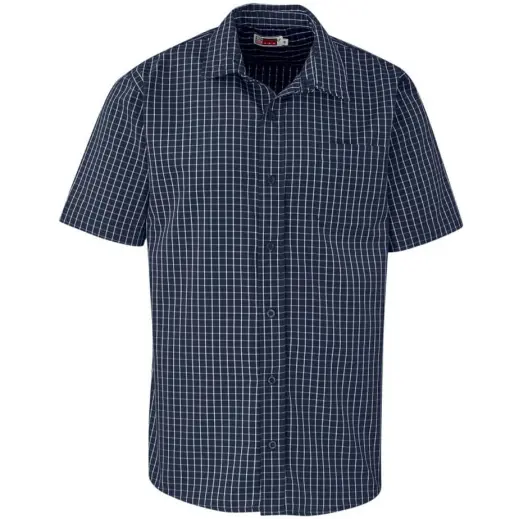 Mens Short Sleeve Aston Shirt Navy